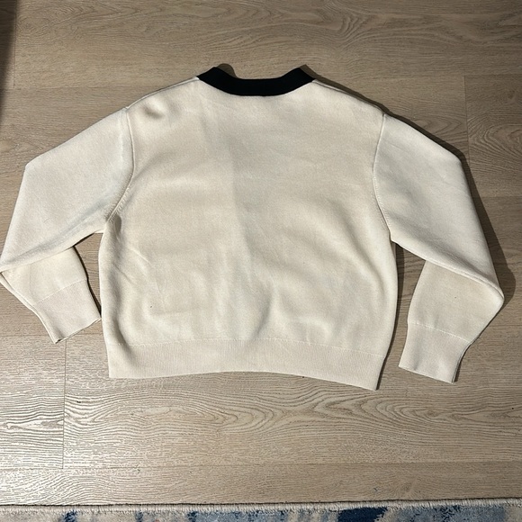 & Other Stories White and Black Cardigan - Picture 6 of 9